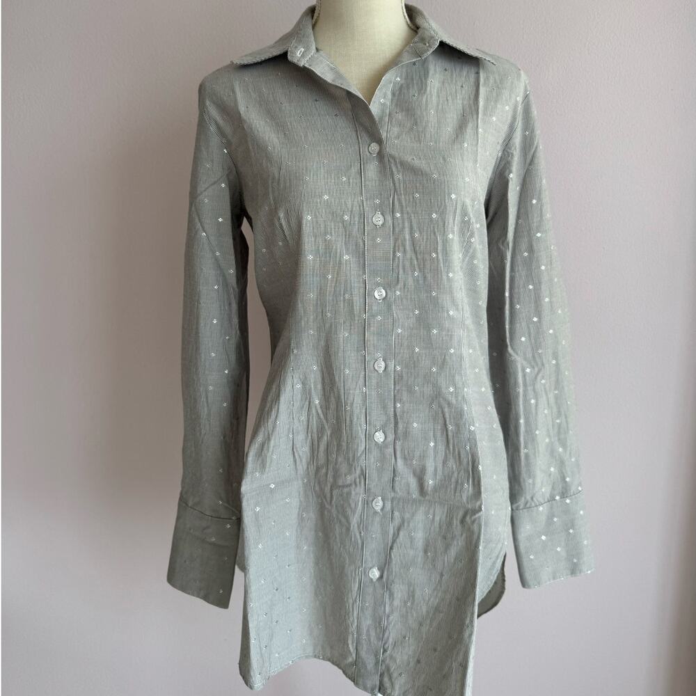 Finley Gray Button Down Shirt